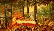 Jan Brueghel The Sense of Taste Sweden oil painting artist